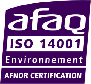 ISO 14001:2015 certificate