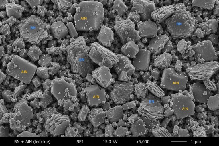 Micro-charge hybride pour optimisation des composites thermiques
